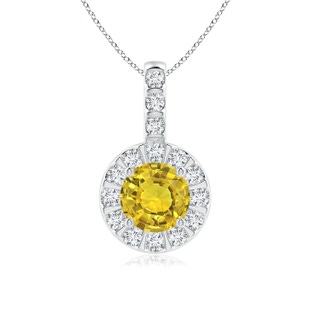 Round AAAA Yellow Sapphire