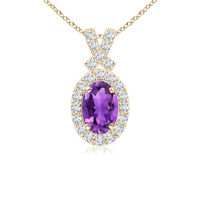 AAA - Amethyst / 0.6 CT / 14 KT Yellow Gold