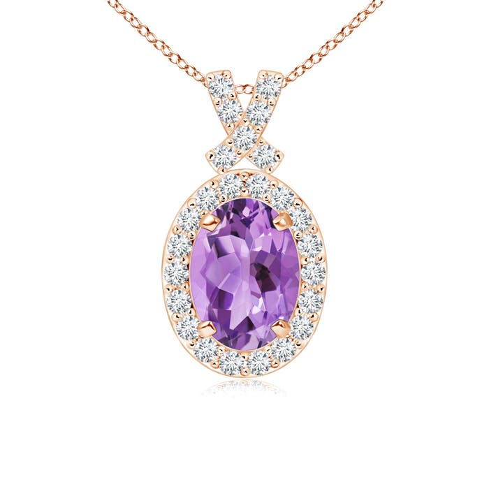 A - Amethyst / 0.93 CT / 14 KT Rose Gold