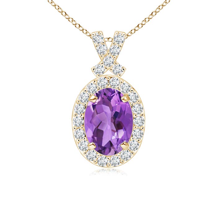 AA - Amethyst / 0.93 CT / 14 KT Yellow Gold