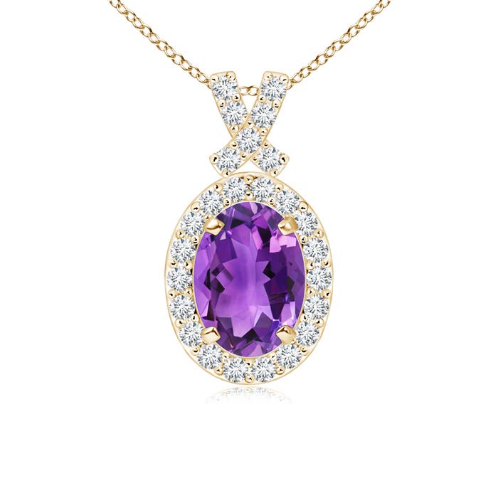 AAA - Amethyst / 0.93 CT / 14 KT Yellow Gold