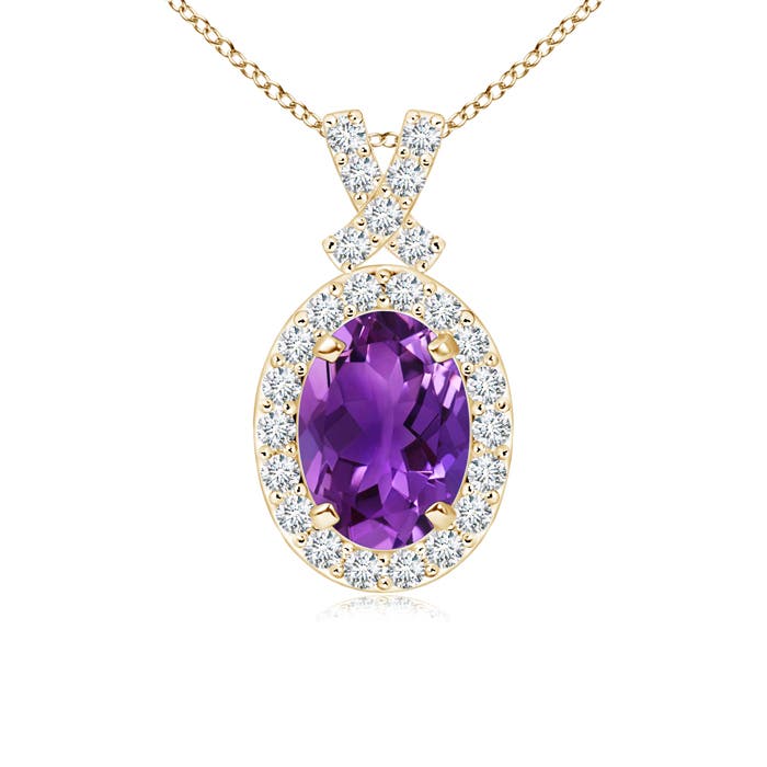 AAAA - Amethyst / 0.93 CT / 14 KT Yellow Gold