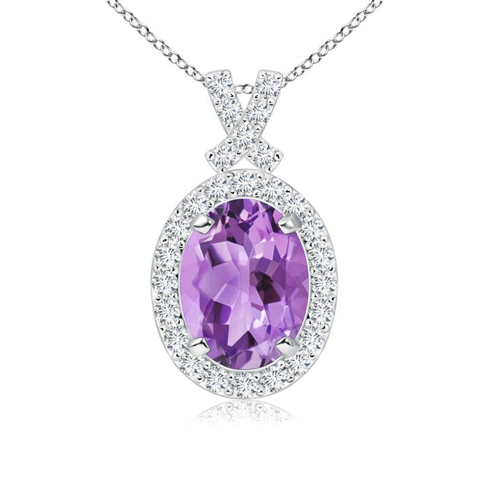 A - Amethyst / 1.43 CT / 14 KT White Gold