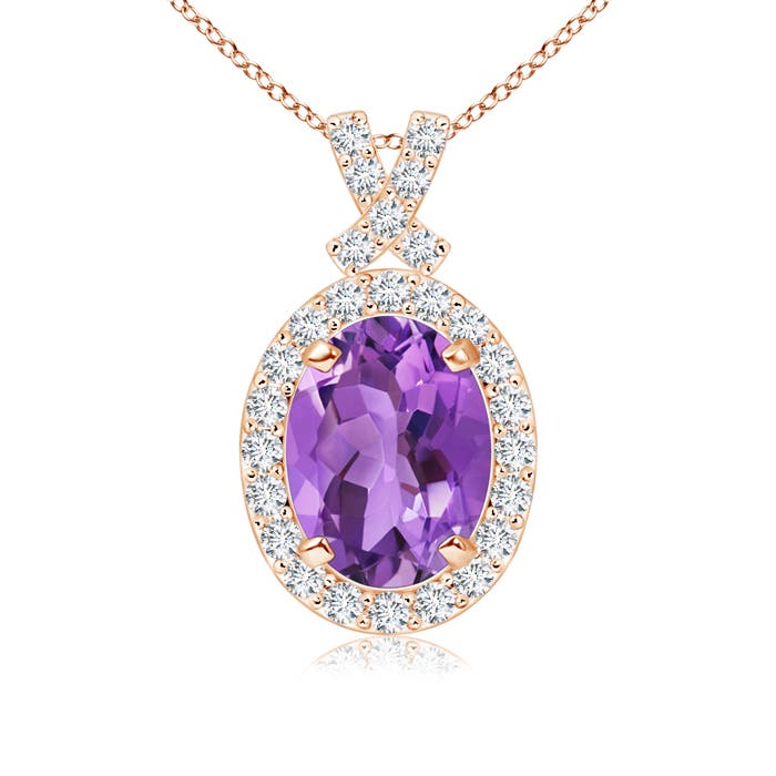 AA - Amethyst / 1.43 CT / 14 KT Rose Gold