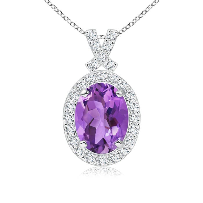 AA - Amethyst / 1.43 CT / 14 KT White Gold