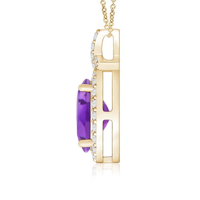 AA - Amethyst / 1.43 CT / 14 KT Yellow Gold