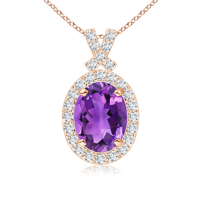 AAA - Amethyst / 1.43 CT / 14 KT Rose Gold