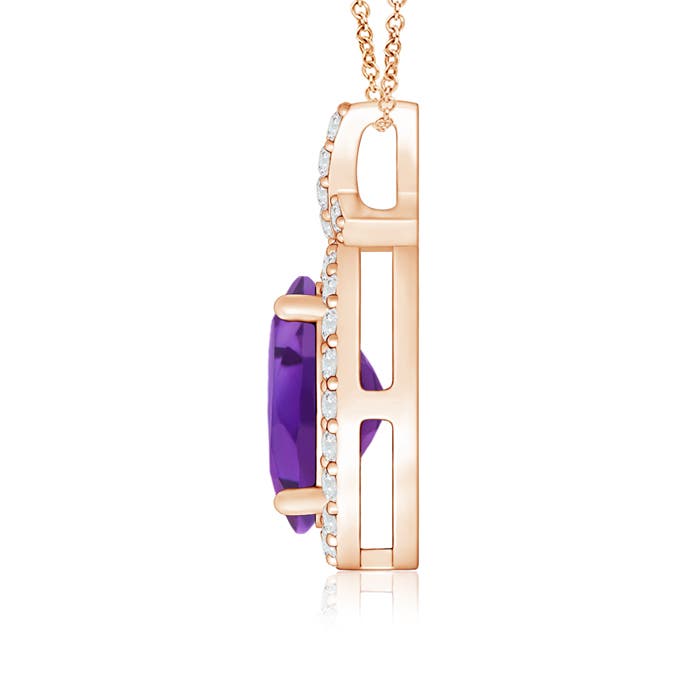 AAA - Amethyst / 1.43 CT / 14 KT Rose Gold