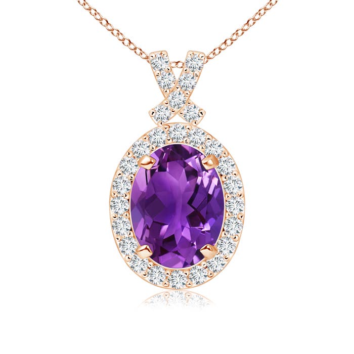 AAAA - Amethyst / 1.43 CT / 14 KT Rose Gold