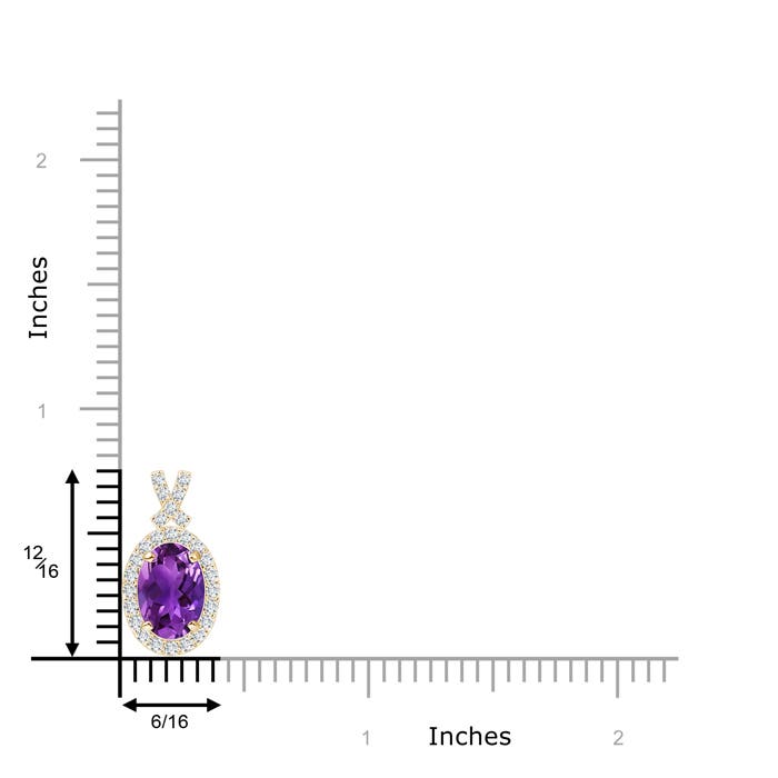 AAAA - Amethyst / 1.43 CT / 14 KT Yellow Gold