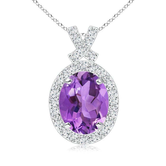 AA - Amethyst / 1.88 CT / 14 KT White Gold