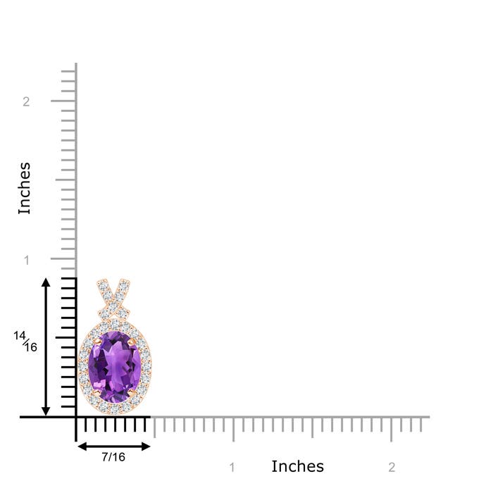 AAA - Amethyst / 1.88 CT / 14 KT Rose Gold