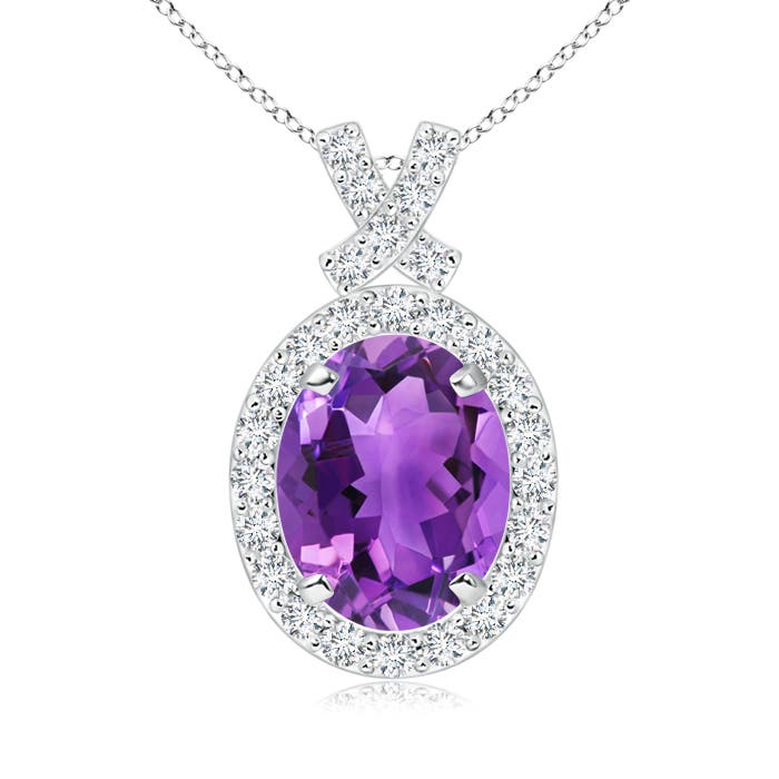 AAA - Amethyst / 1.88 CT / 14 KT White Gold