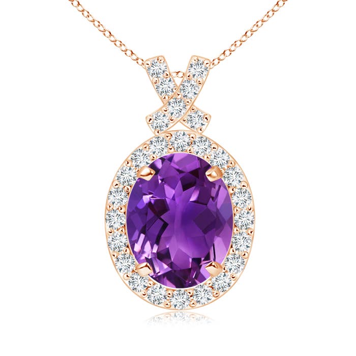 AAAA - Amethyst / 1.88 CT / 14 KT Rose Gold