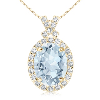 Oval A Aquamarine