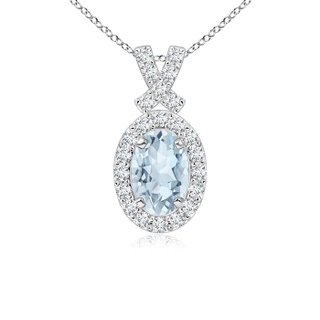 Oval A Aquamarine