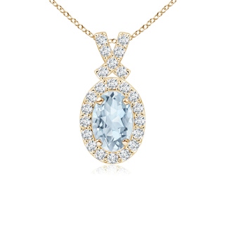Oval A Aquamarine