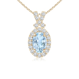 Oval AA Aquamarine