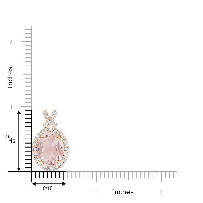 A - Morganite / 2.81 CT / 14 KT Rose Gold