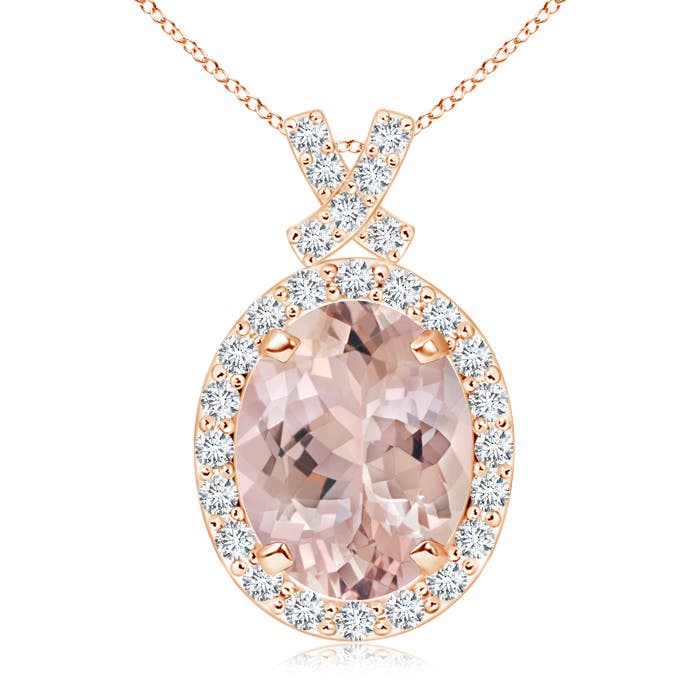 AA - Morganite / 2.81 CT / 14 KT Rose Gold