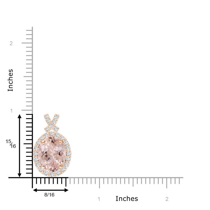 AA - Morganite / 2.81 CT / 14 KT Rose Gold