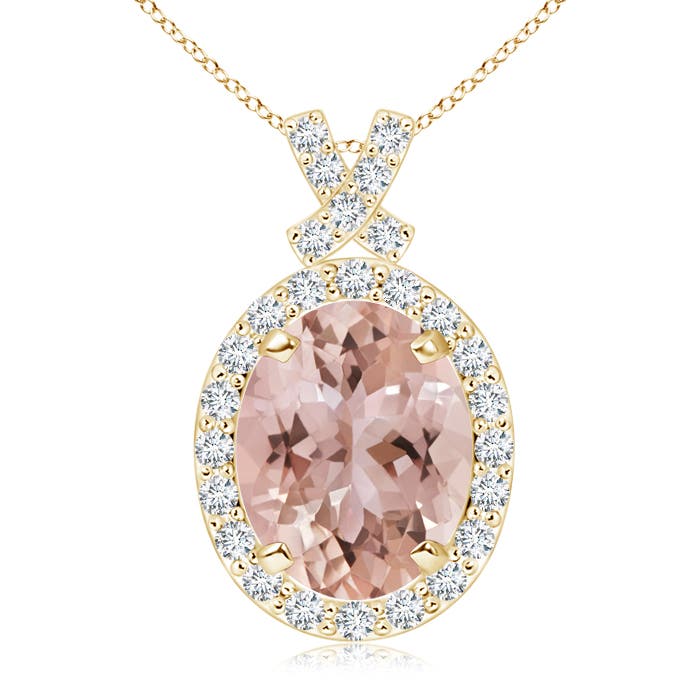 AAA - Morganite / 2.81 CT / 14 KT Yellow Gold