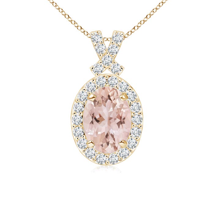 AAA - Morganite / 0.93 CT / 14 KT Yellow Gold