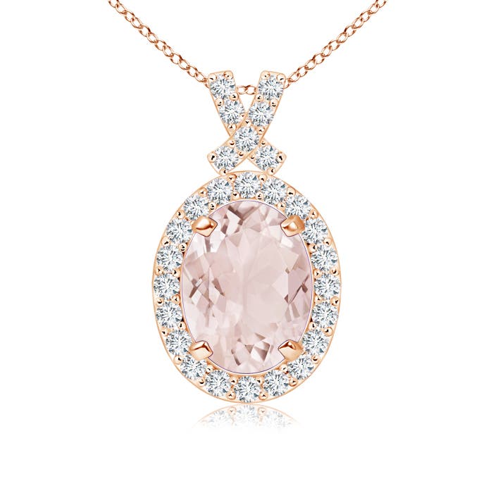 A - Morganite / 1.38 CT / 14 KT Rose Gold