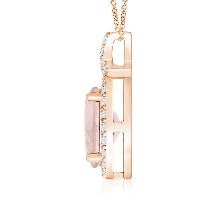 AA - Morganite / 1.38 CT / 14 KT Rose Gold