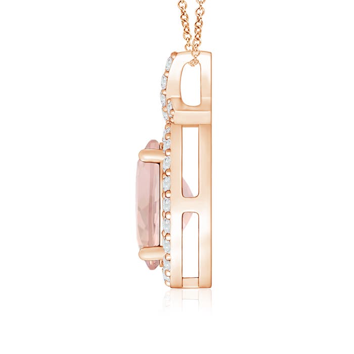 AAA - Morganite / 1.38 CT / 14 KT Rose Gold