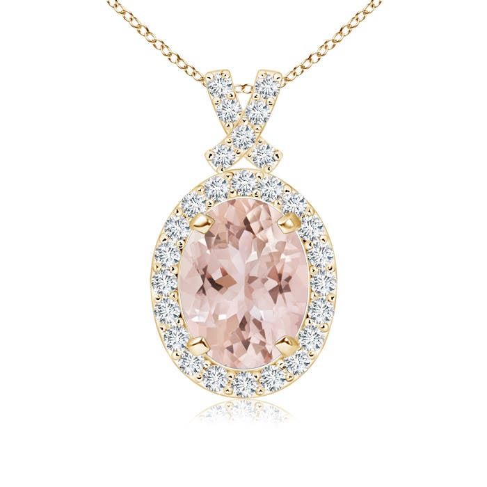 AAA - Morganite / 1.38 CT / 14 KT Yellow Gold