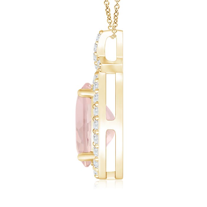 A - Morganite / 1.93 CT / 14 KT Yellow Gold