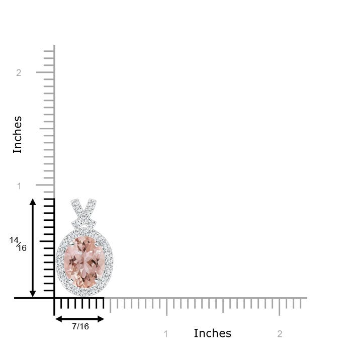 AAA - Morganite / 1.93 CT / 14 KT White Gold