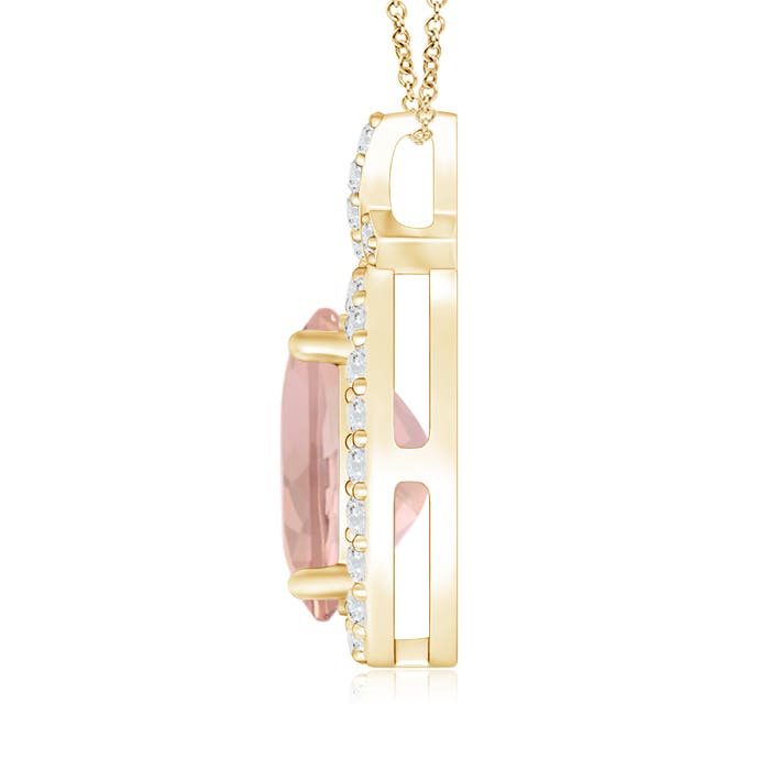 AAA - Morganite / 1.93 CT / 14 KT Yellow Gold