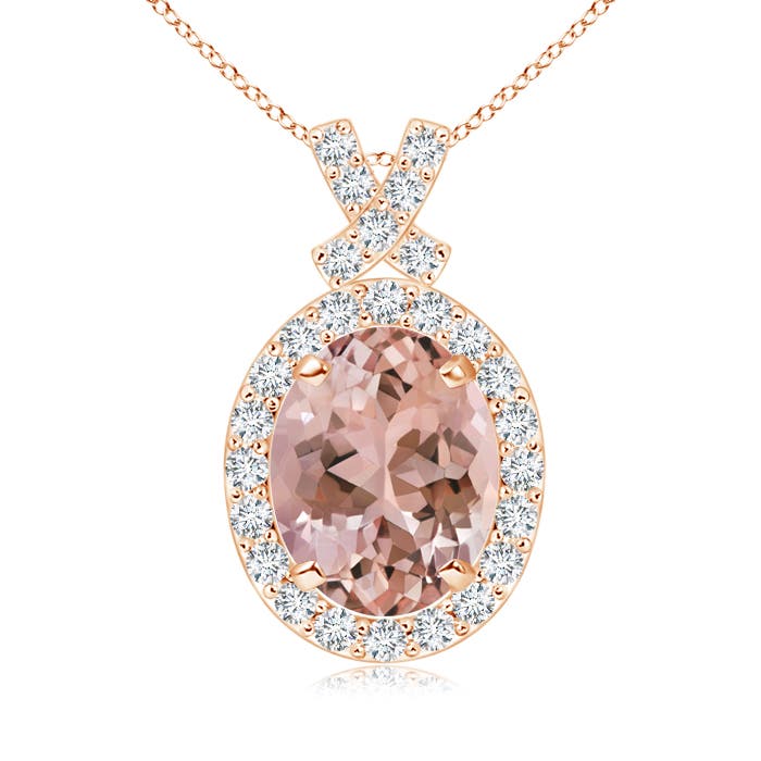 AAAA - Morganite / 1.93 CT / 14 KT Rose Gold