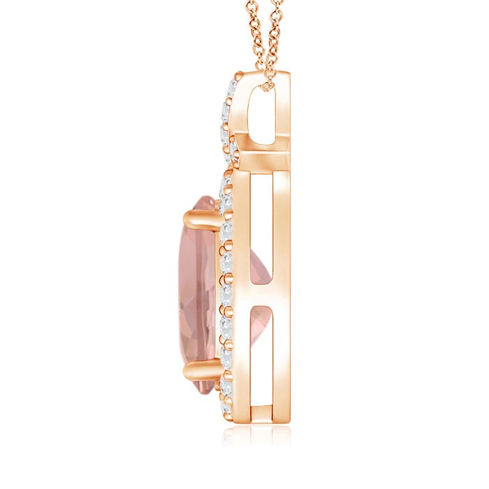 AAAA - Morganite / 1.93 CT / 14 KT Rose Gold