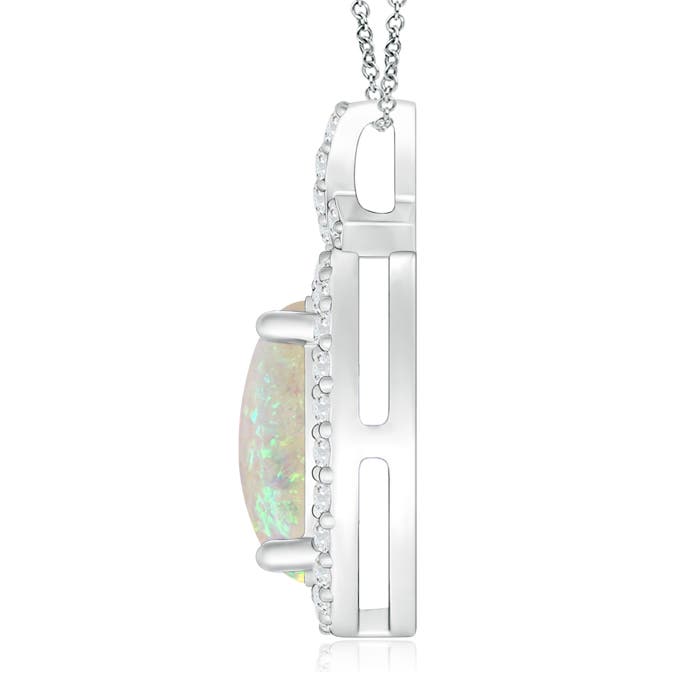 AAA - Opal / 1.76 CT / 14 KT White Gold