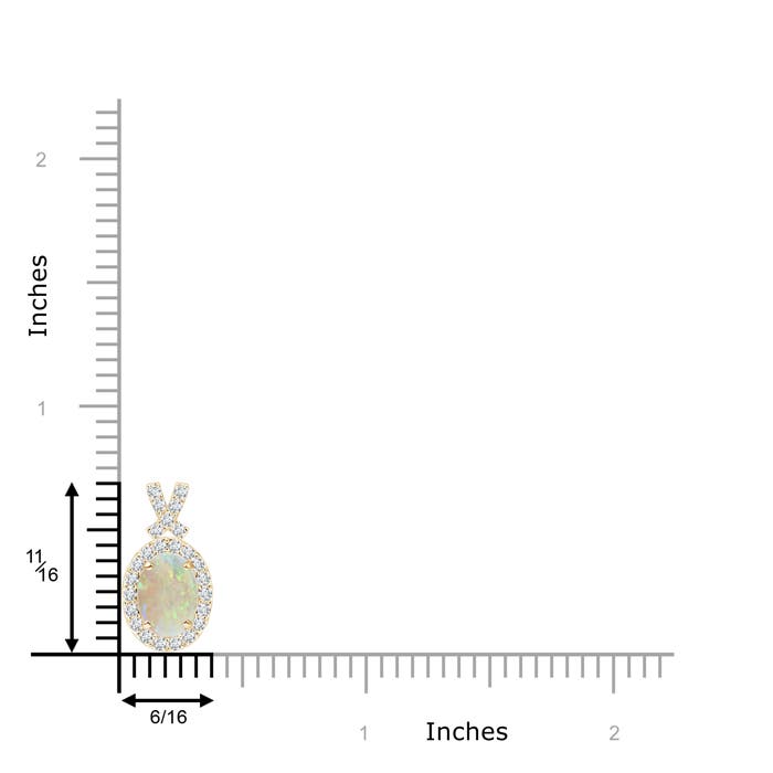 AAA - Opal / 0.68 CT / 14 KT Yellow Gold