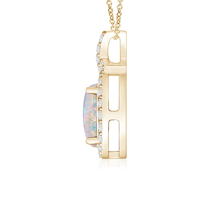 AAAA - Opal / 0.68 CT / 14 KT Yellow Gold