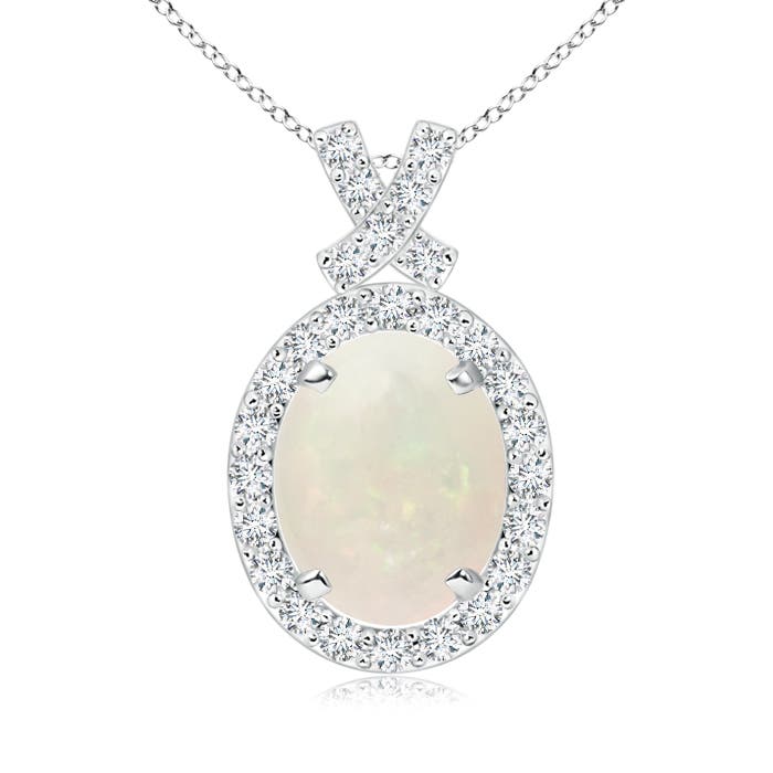 A - Opal / 1.38 CT / 14 KT White Gold