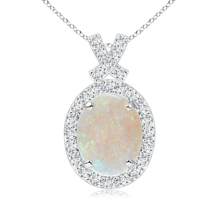 AA - Opal / 1.38 CT / 14 KT White Gold