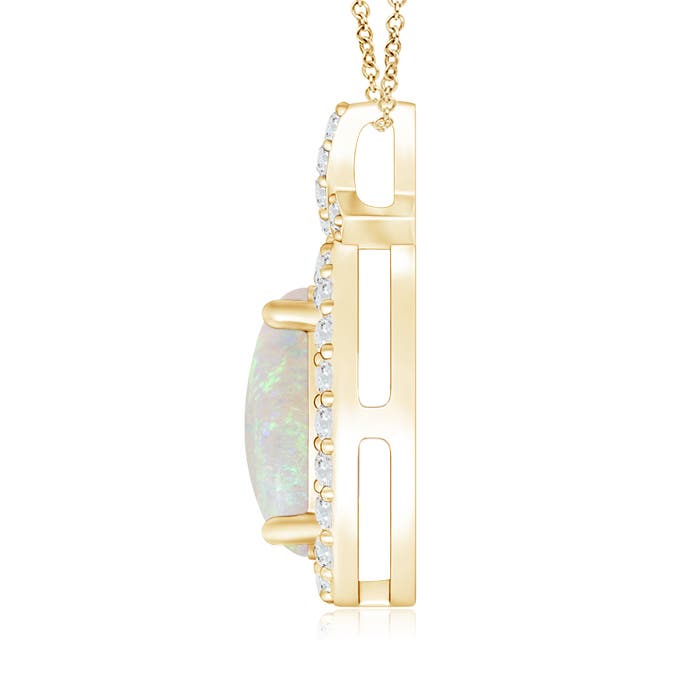 AA - Opal / 1.38 CT / 14 KT Yellow Gold