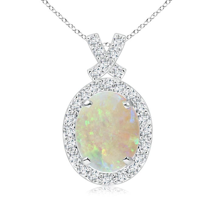 AAA - Opal / 1.38 CT / 14 KT White Gold