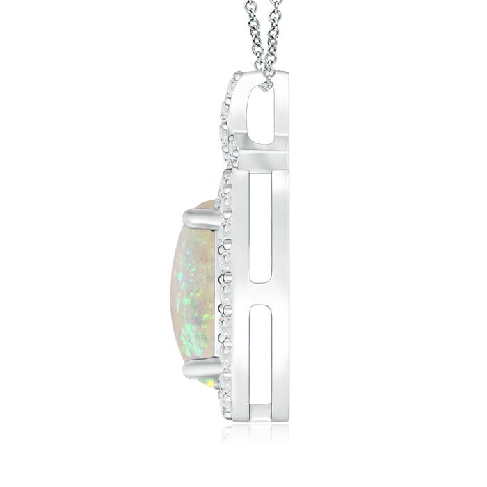 AAA - Opal / 1.38 CT / 14 KT White Gold