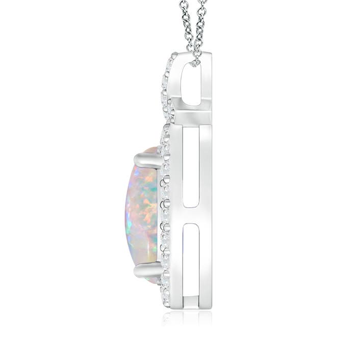 AAAA - Opal / 1.38 CT / 14 KT White Gold