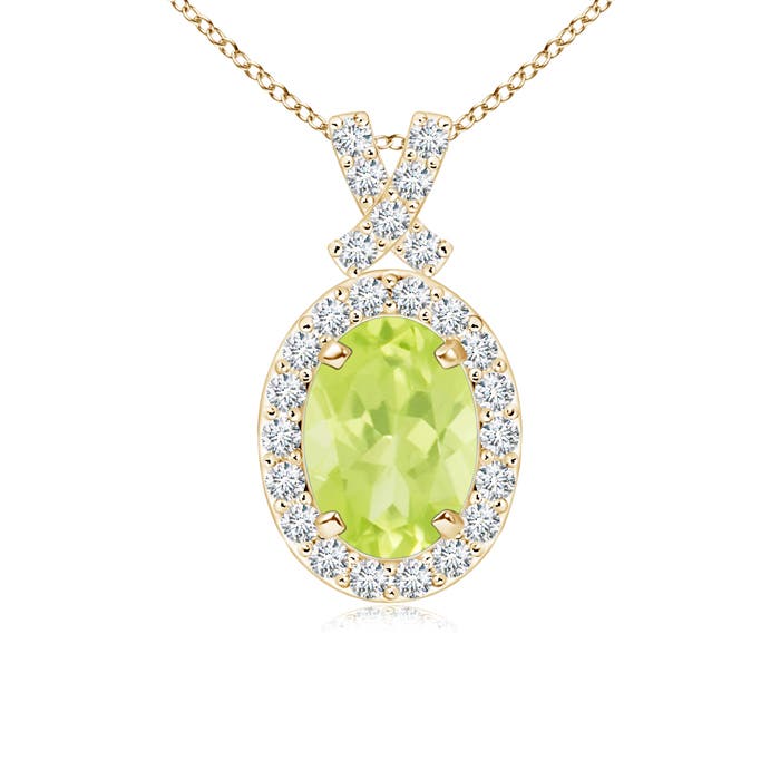 A - Peridot / 1.08 CT / 14 KT Yellow Gold