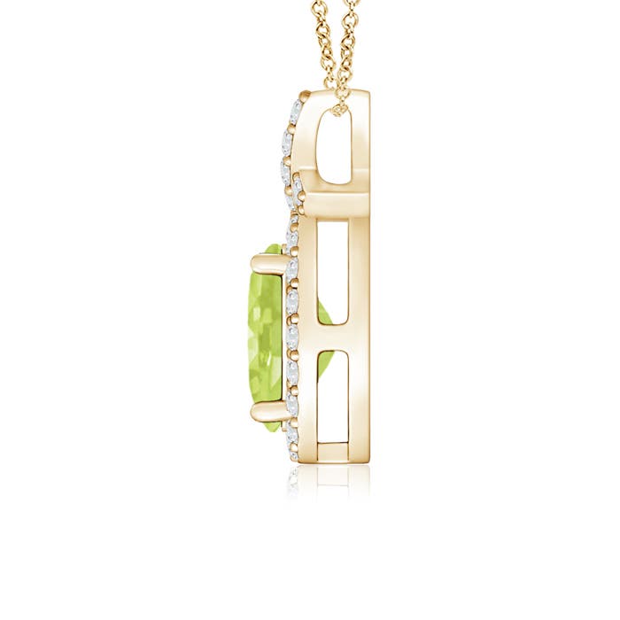 A - Peridot / 1.08 CT / 14 KT Yellow Gold