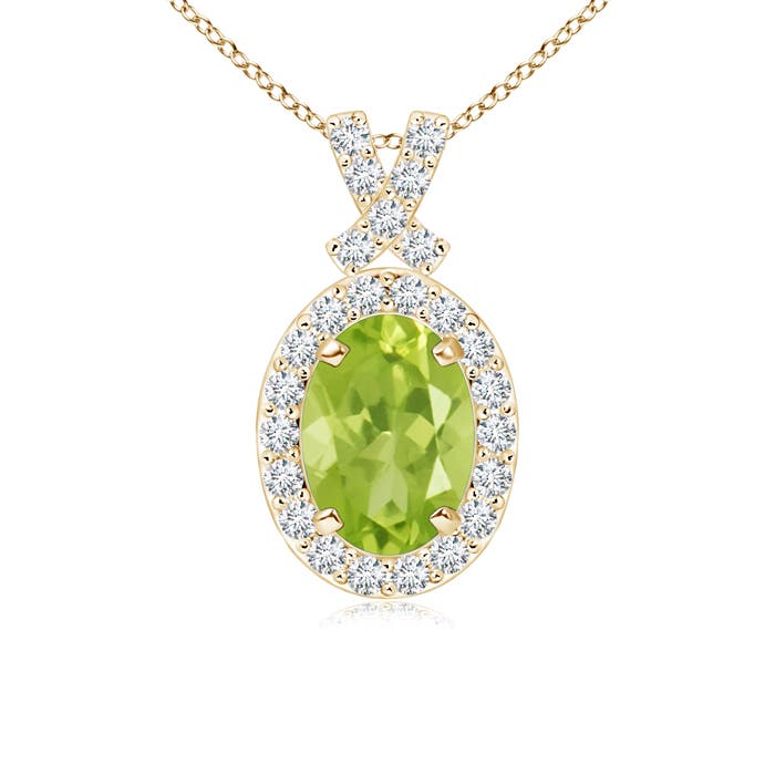 AA - Peridot / 1.08 CT / 14 KT Yellow Gold