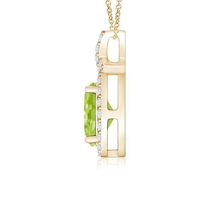 AA - Peridot / 1.08 CT / 14 KT Yellow Gold