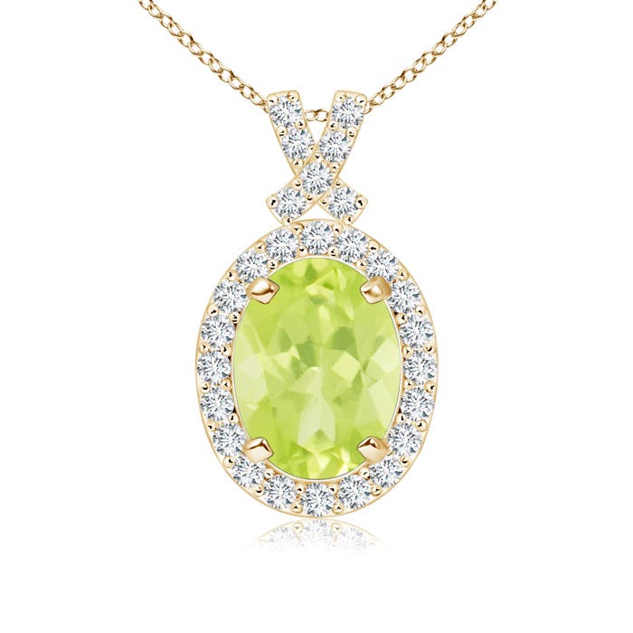 A - Peridot / 1.63 CT / 14 KT Yellow Gold